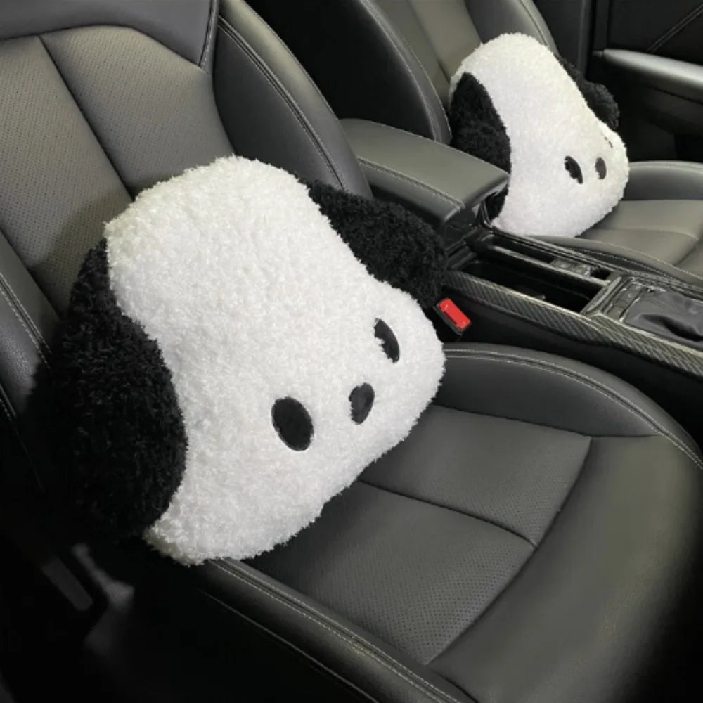 Pluche Hoofdsteun en Lendensteun voor Auto – Comfortabel en Schattig Ontwerp 2