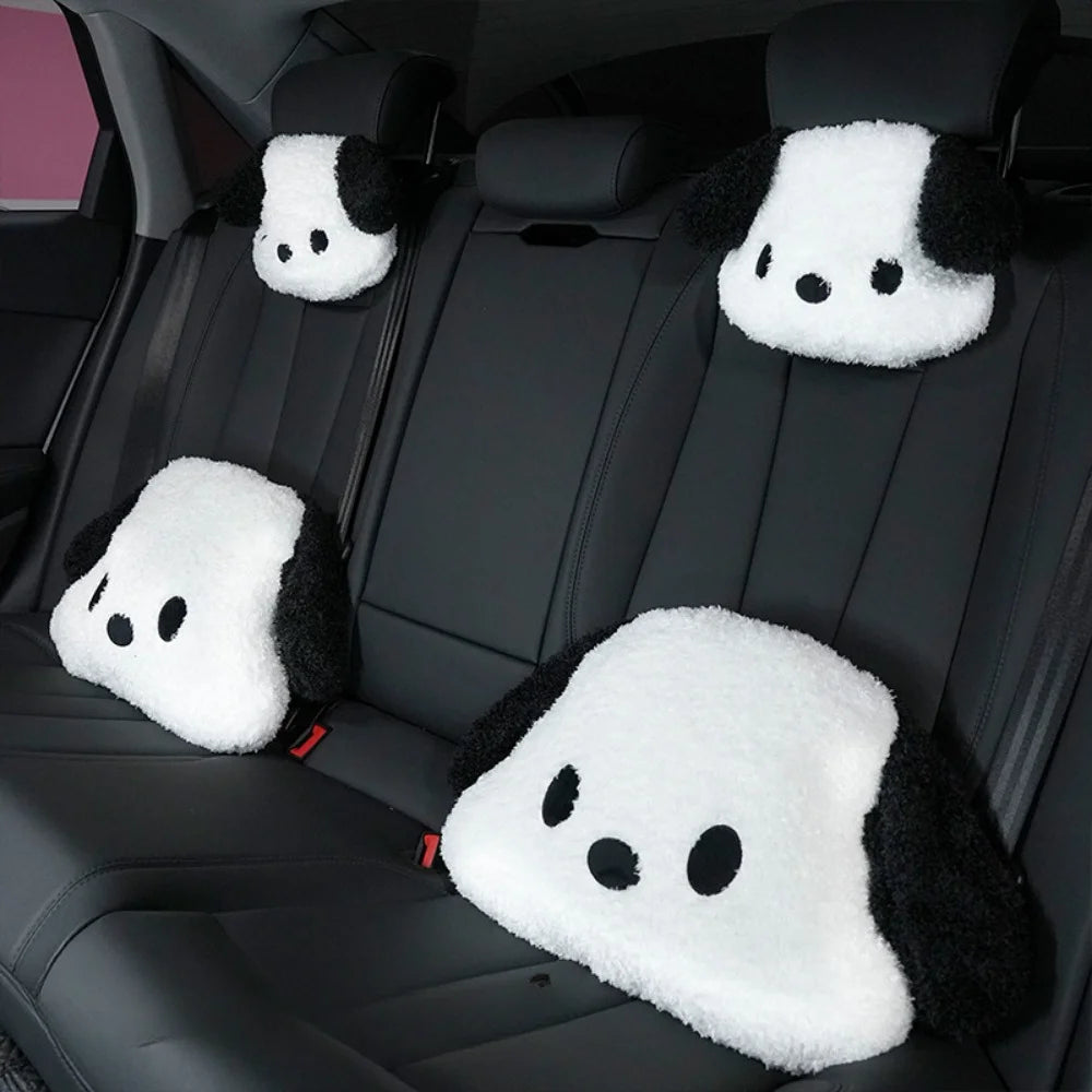 Pluche Hoofdsteun en Lendensteun voor Auto – Comfortabel en Schattig Ontwerp 5