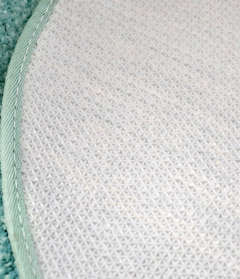 CasaLino Ovaal Alfombra – Suave Poliéster con Pompones y Parte Inferior Antideslizante