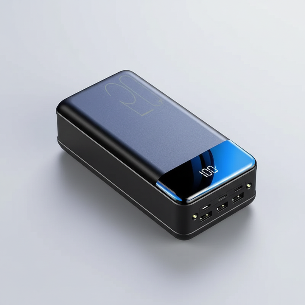 Powerbank 50.000 mAh met Snelladen, USB-C en Meerdere Uitgangen voor Onderweg 0
