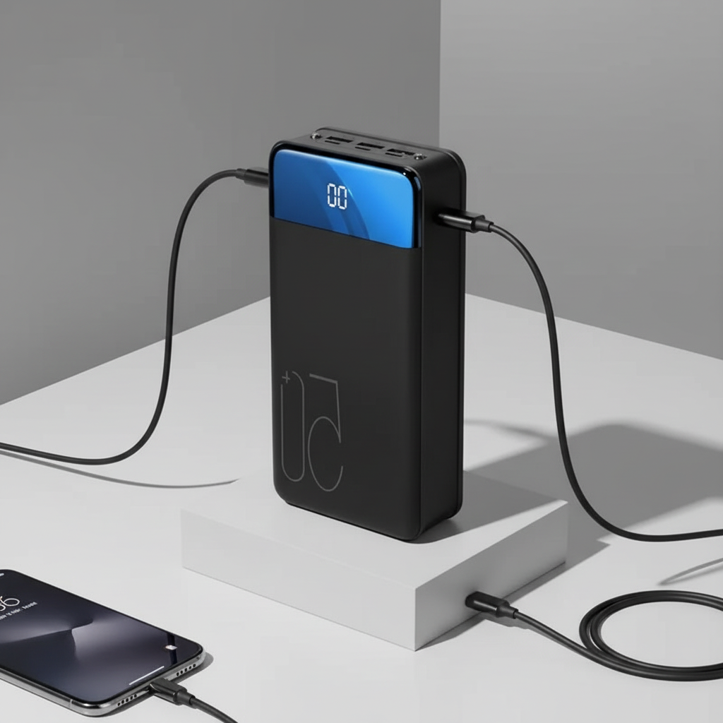 Powerbank 50.000 mAh met Snelladen, USB-C en Meerdere Uitgangen voor Onderweg 1