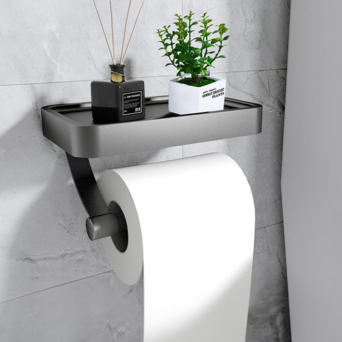 PraktiShelf - Functionele Toiletrolhouder met Extra Opbergruimte 3