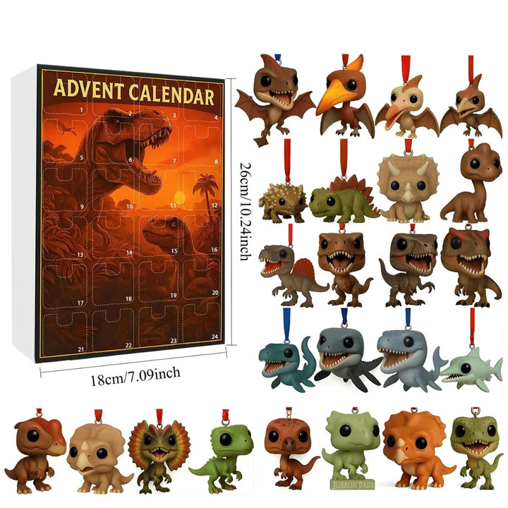 Prehistorische Adventskalender met 24 Dinosaurus Figuren voor Jonge Ontdekkers Dino Thema Speelgoed December | Sansoti 4