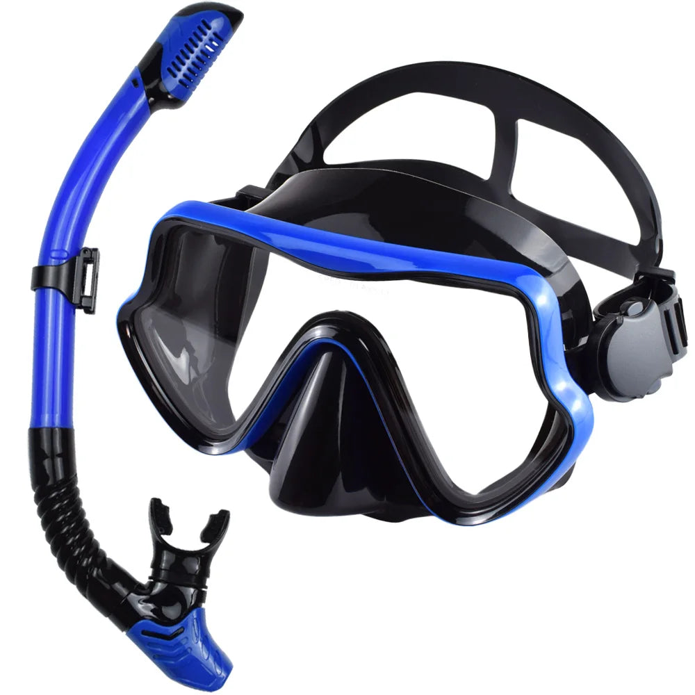 Professioneel duikmasker snorkelset voor volwassenen met panoramisch zicht 6