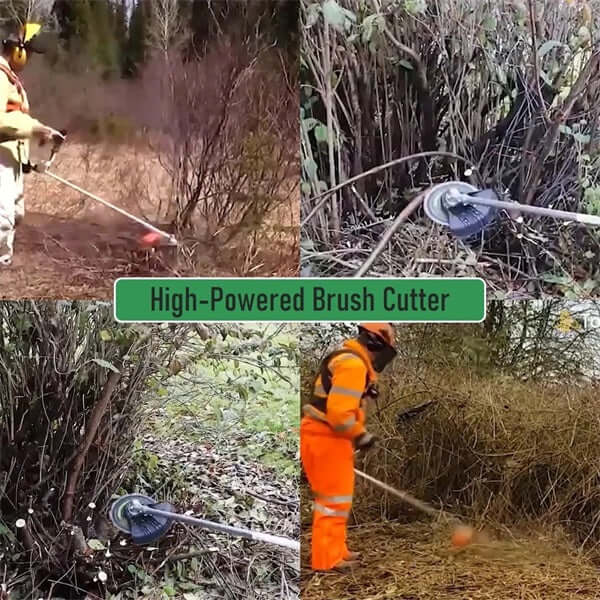Professionele Bosmaaier met Scherpe Stalen Messen 23cm – Krachtig Tuingereedschap voor Onkruid en Dicht Gras | Sansoti 4