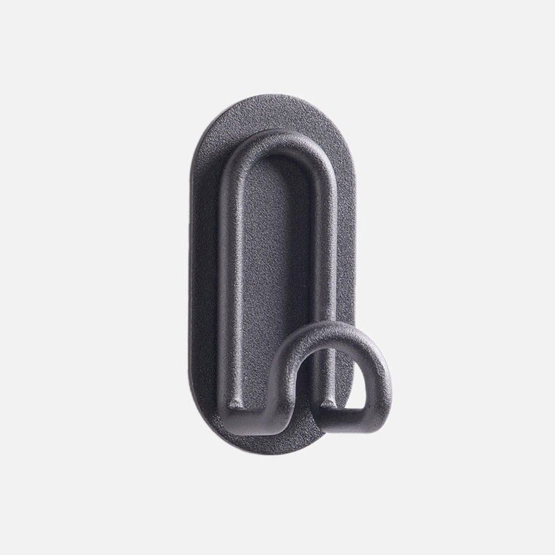 Gancho de pared Zintra – Hierro forjado pastel con tira adhesiva 3M, sin taladrar