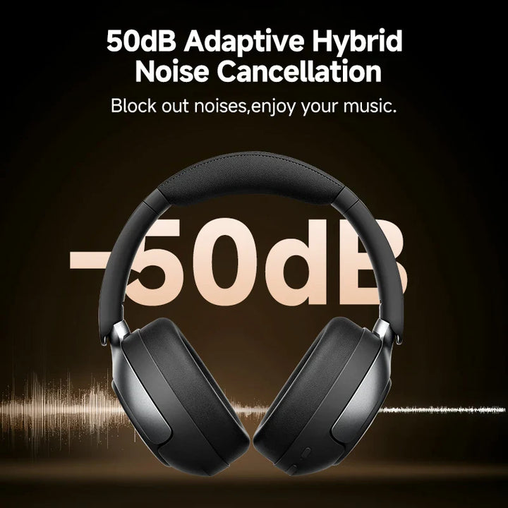 Soundoria – Draadloze hoofdtelefoon 50dB ANC &amp; LDAC – 55u speeltijd