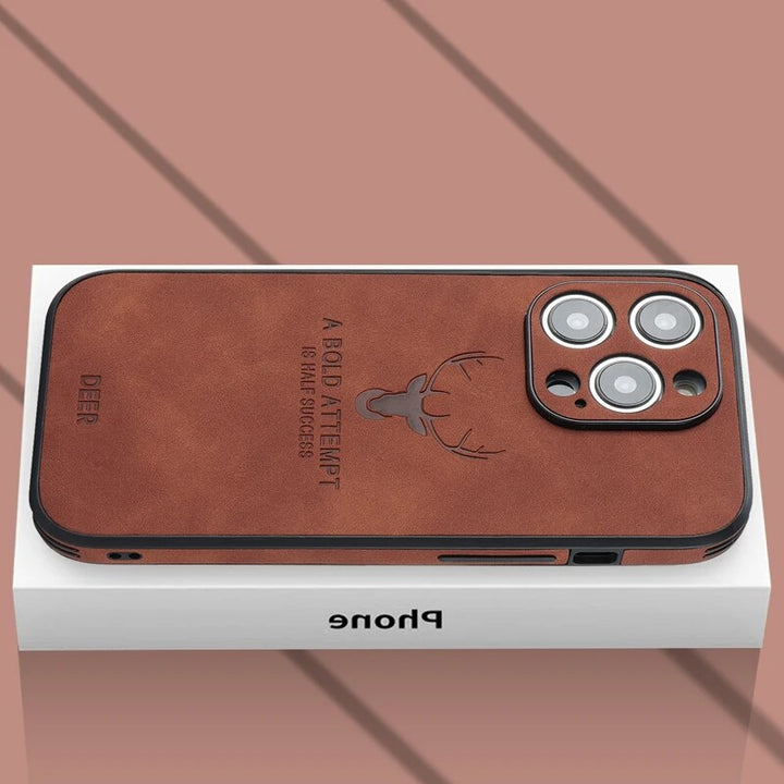 Luxvera – iPhone-hoes echt leer slank &amp; schokbestendig – stijlvol design (Copy) VestraGear