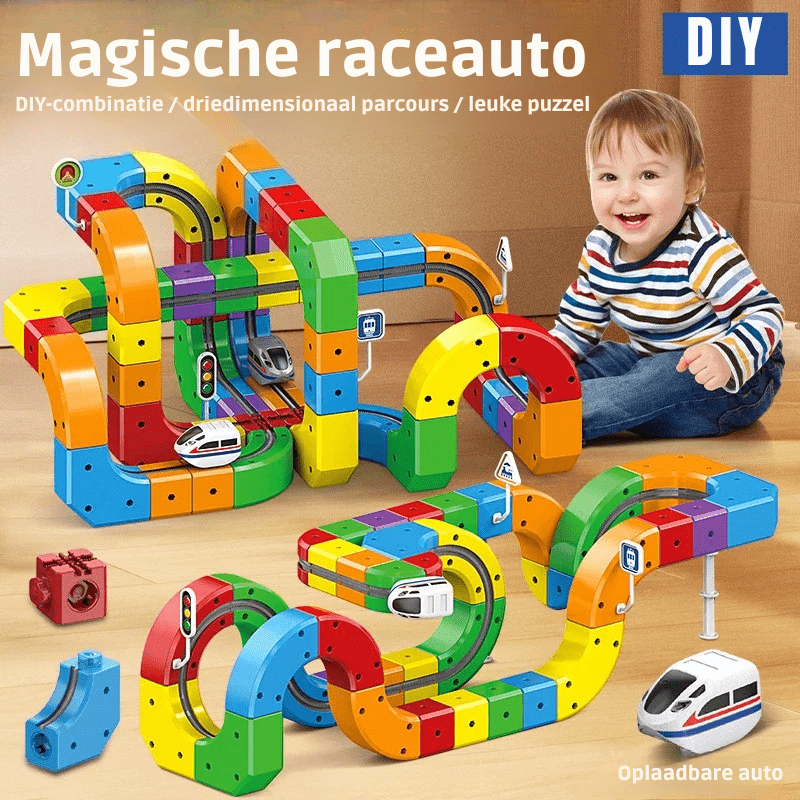 RAILBUILD – 3D-spoorwegbouwset voor kinderen met oplaadbare locomotief 5