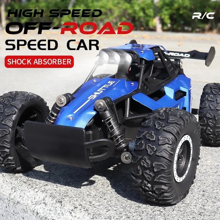 SpeedRacer X16 Coche RC – Velocidad hasta 20 km/h con Iluminación LED y Tracción 2WD