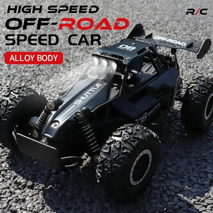 SpeedRacer X16 Coche RC – Velocidad hasta 20 km/h con Iluminación LED y Tracción 2WD