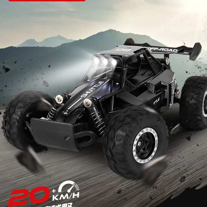SpeedRacer X16 Coche RC – Velocidad hasta 20 km/h con Iluminación LED y Tracción 2WD
