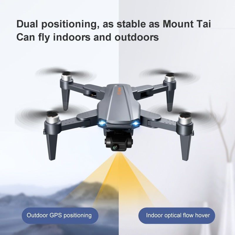 RG109 Pro – dron HD 8K con dobre cámara, GPS e motores sen escobillas
