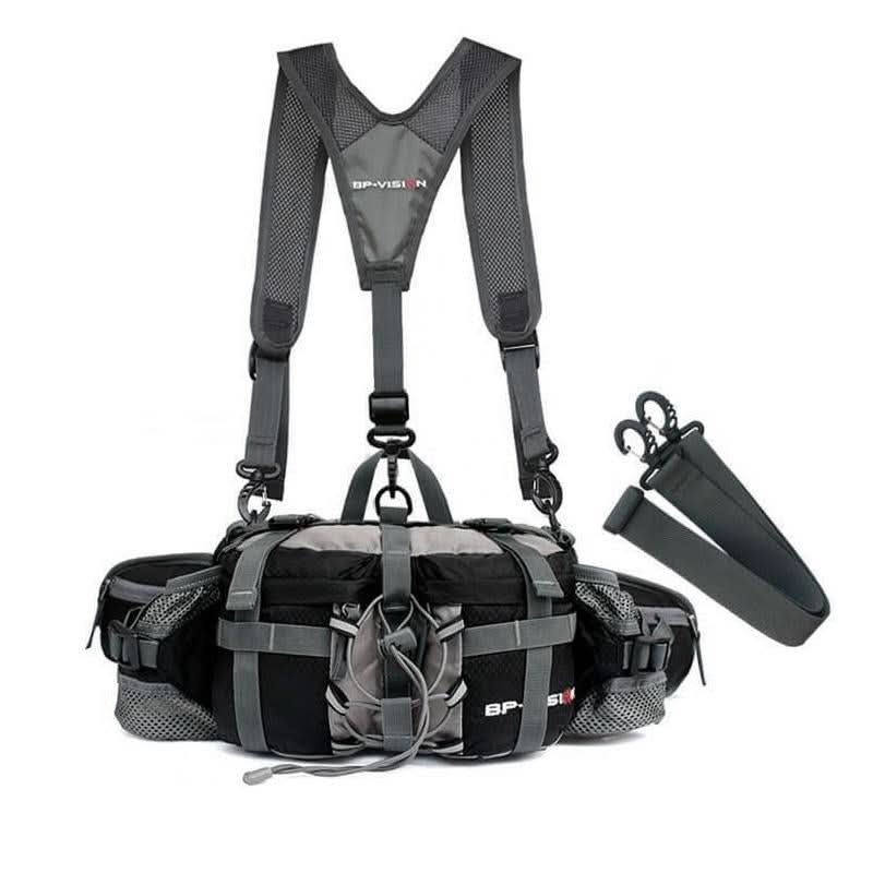 ROVENTA – Waterdichte heuptas voor wandelen, gemaakt van duurzaam nylon met handsfree opbergruimte voor buitenactiviteiten. 0