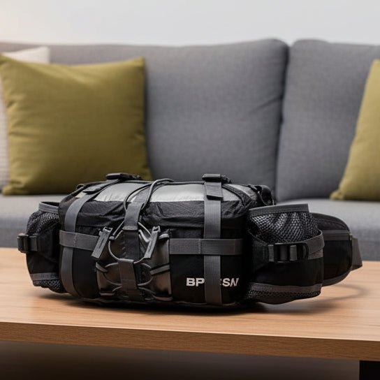 ROVENTA – Waterdichte heuptas voor wandelen, gemaakt van duurzaam nylon met handsfree opbergruimte voor buitenactiviteiten. 1