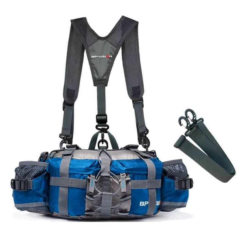 ROVENTA – Waterdichte heuptas voor wandelen, gemaakt van duurzaam nylon met handsfree opbergruimte voor buitenactiviteiten. 10