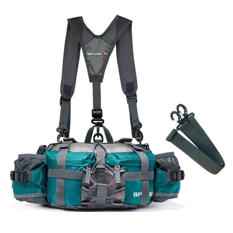 ROVENTA – Waterdichte heuptas voor wandelen, gemaakt van duurzaam nylon met handsfree opbergruimte voor buitenactiviteiten. 11