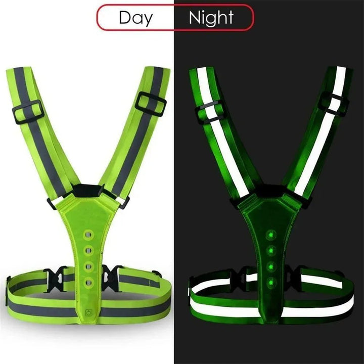 RUNSPARK – Verstelbaar LED-vest – 3 standen voor veilige nachttraining 4