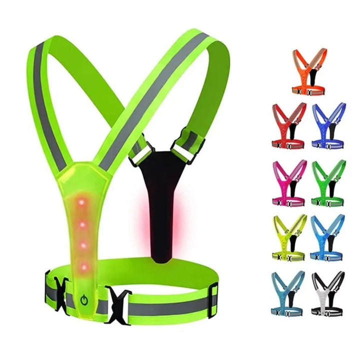 RUNSPARK – Verstelbaar LED-vest – 3 standen voor veilige nachttraining 6