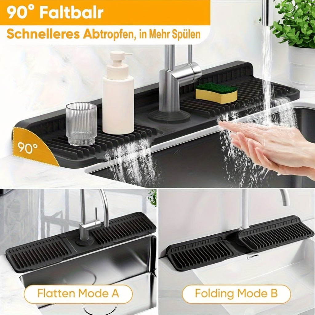 CLEANKITCH - Practical Splash Guard for Kitchen Sinks with Quick Drainage Vestragear