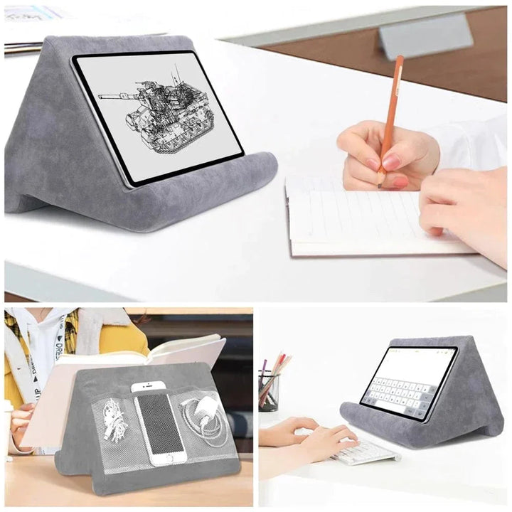 ReadRest | Comfortabele Tablet &amp; E-Reader Kussenstandaard - Ergonomische Zachte Schuimstandaard voor Handenvrij Lezen &amp; Kijken 1