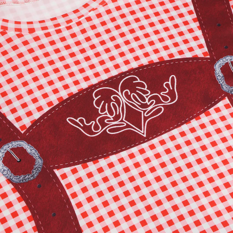 Bavaro – Samarreta amb estampat de Lederhosen – El teu outfit per a festa de la cervesa i Oktoberfest