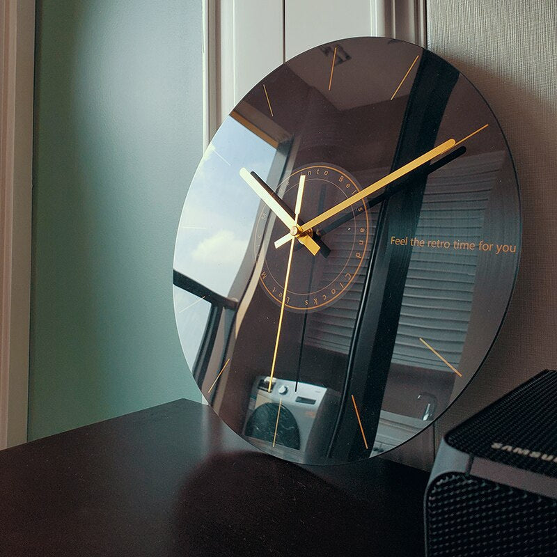 Reflecta | Elegante glazen wandklok - Modern en stijlvol uurwerk 0
