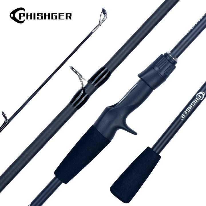 Reis Hengel van Carbon – Ultralight Baitcasting voor Forel, 1,80 m 0