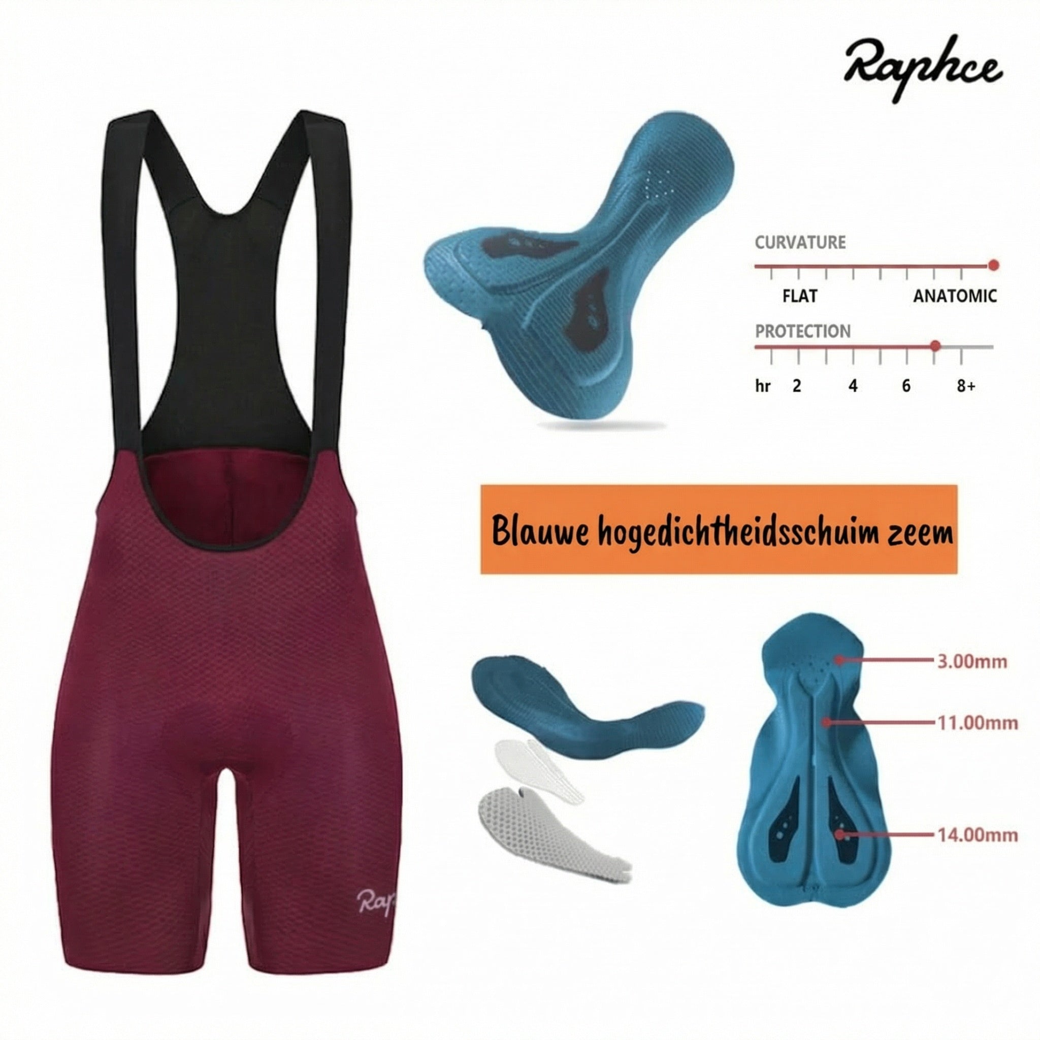 Pantalons de Ciclisme per a Home – Transpirable, Assecat Ràpid i Amb Coixinet Còmode