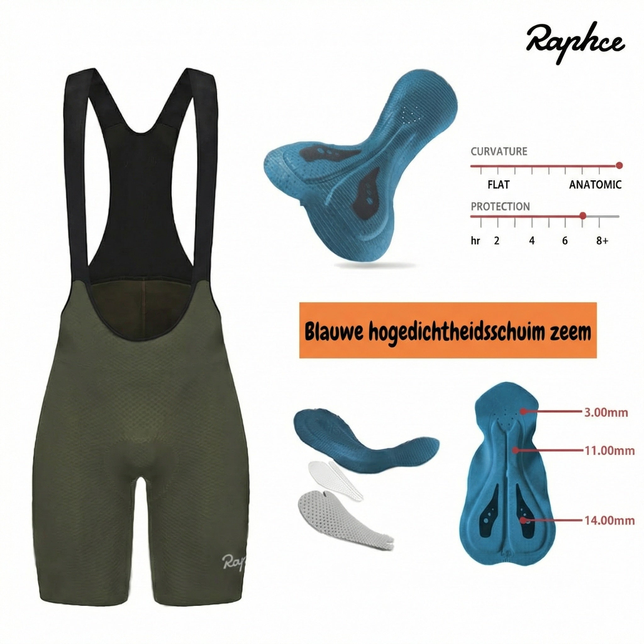 Pantalons de Ciclisme per a Home – Transpirable, Assecat Ràpid i Amb Coixinet Còmode