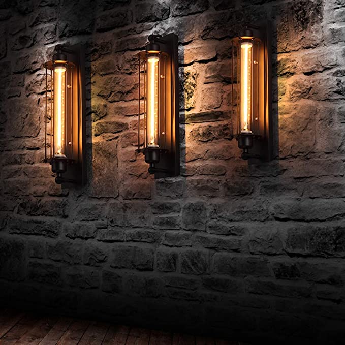 Retro E27 industriële wandlamp | Klassieke wandlamp met modern LED-ontwerp voor thuisdecoratie 4
