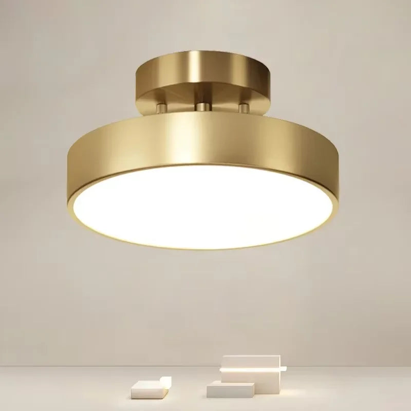 CopperLux Retro Plafondlamp – Làmpada de sostre de coure LED de disseny amb llum càlida i potència eficient energèticament