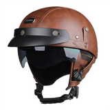 brown motorcycle half helmet Retro with Visor and Goggles – Lightweight Helm – VestraGear spool_diam__66mm Size - Finish:4/5 Native Brown Trout Retro and classic German LIGHT FLIGHT Laptop Backpack