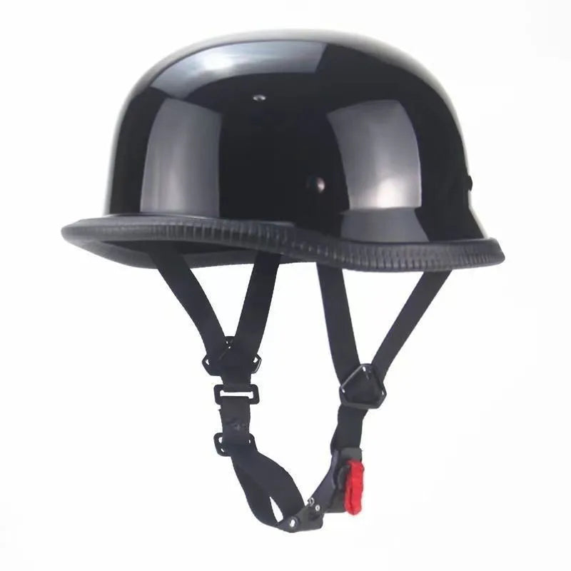 Retro Motorhelm voor Cruisers - Lichtgewicht Veiligheidshelm, Comfortabele Pasvorm 1