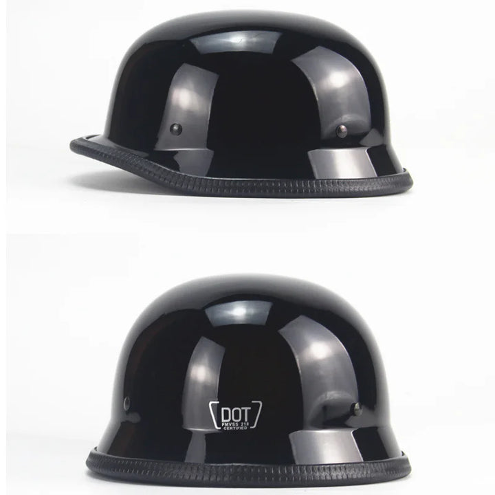 Retro Motorhelm voor Cruisers - Lichtgewicht Veiligheidshelm, Comfortabele Pasvorm 2