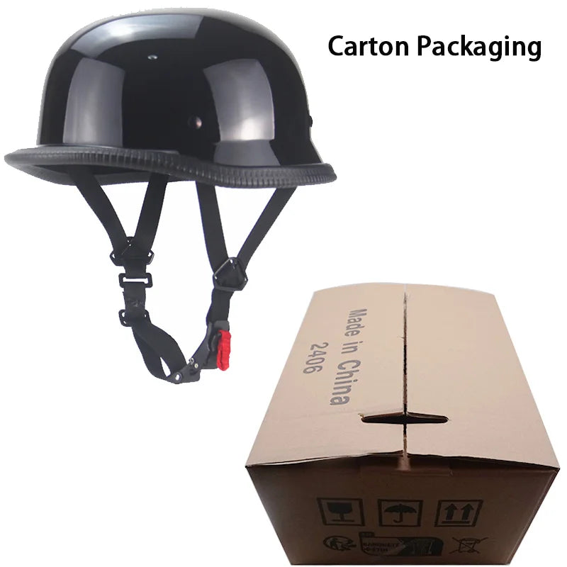 Retro Motorhelm voor Cruisers - Lichtgewicht Veiligheidshelm, Comfortabele Pasvorm 6