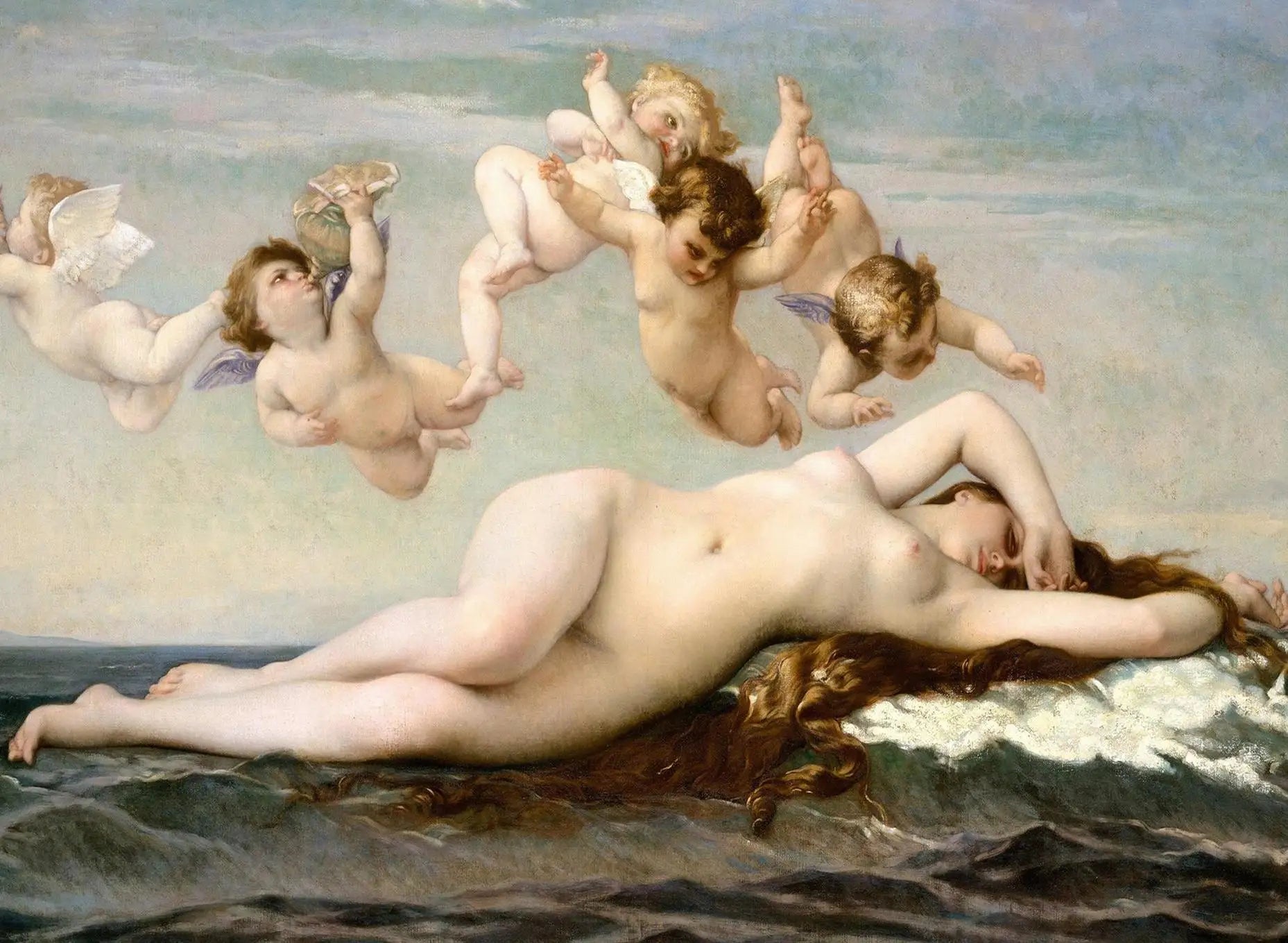 Retro Renaissance Canvas Poster met Griekse Mythologie - Olieverf Wanddecoratie voor Thuis 12