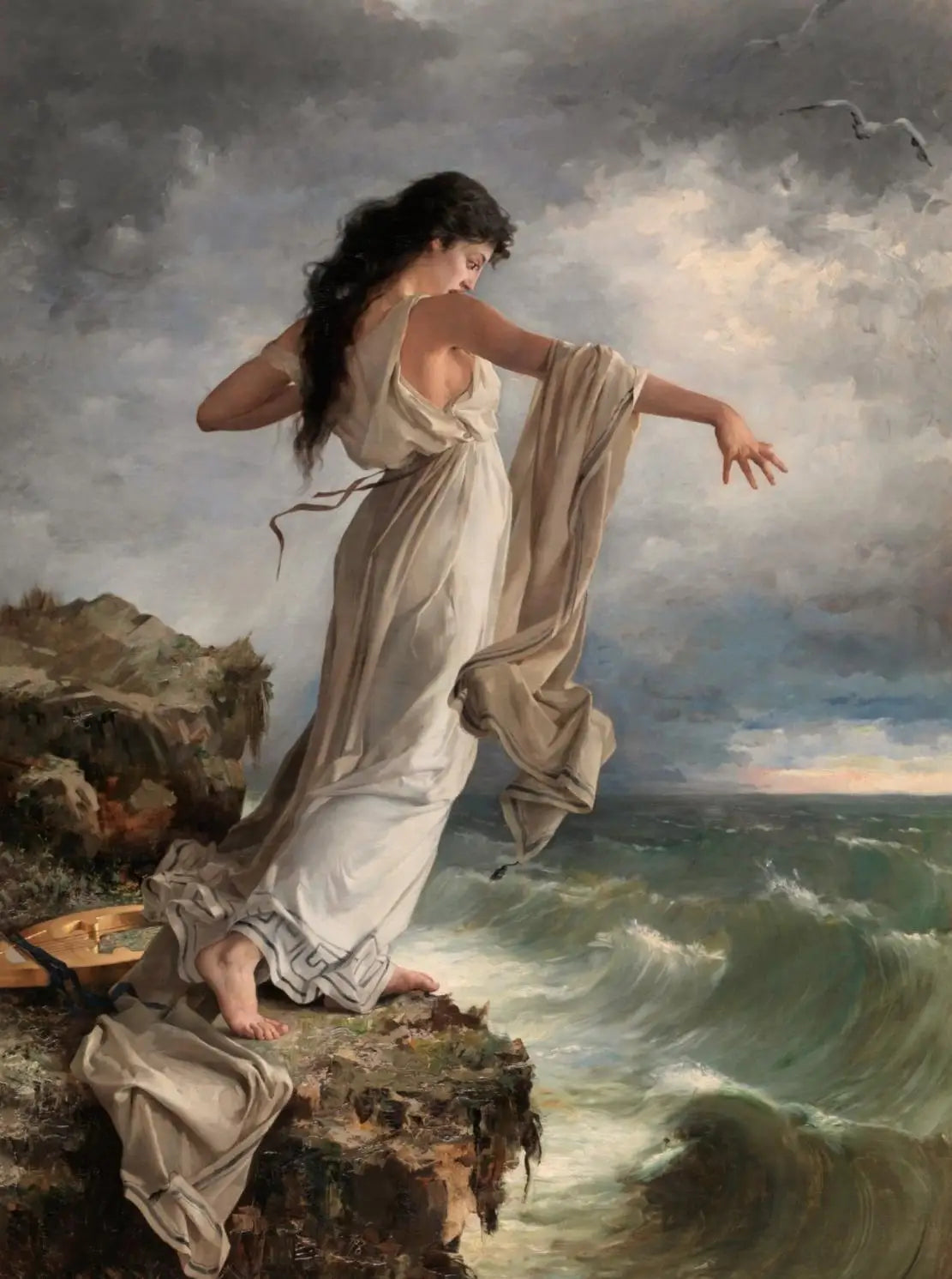 Retro Renaissance Canvas Poster met Griekse Mythologie - Olieverf Wanddecoratie voor Thuis 15