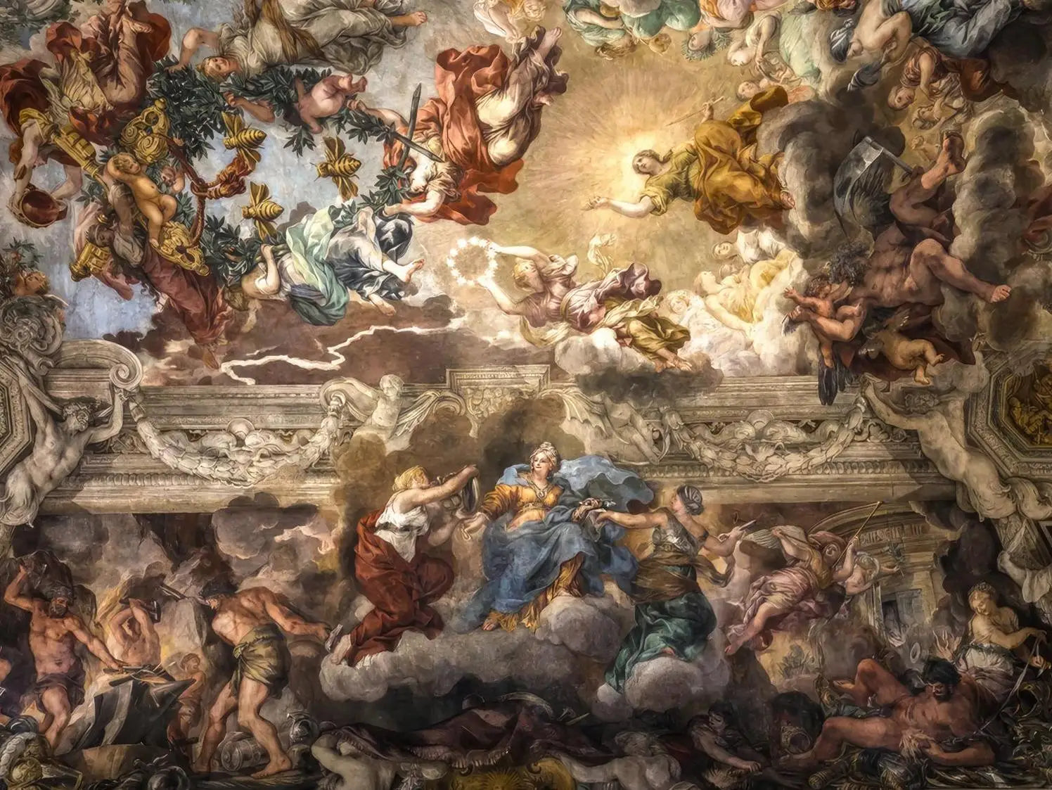 Retro Renaissance Canvas Poster met Griekse Mythologie - Olieverf Wanddecoratie voor Thuis 7