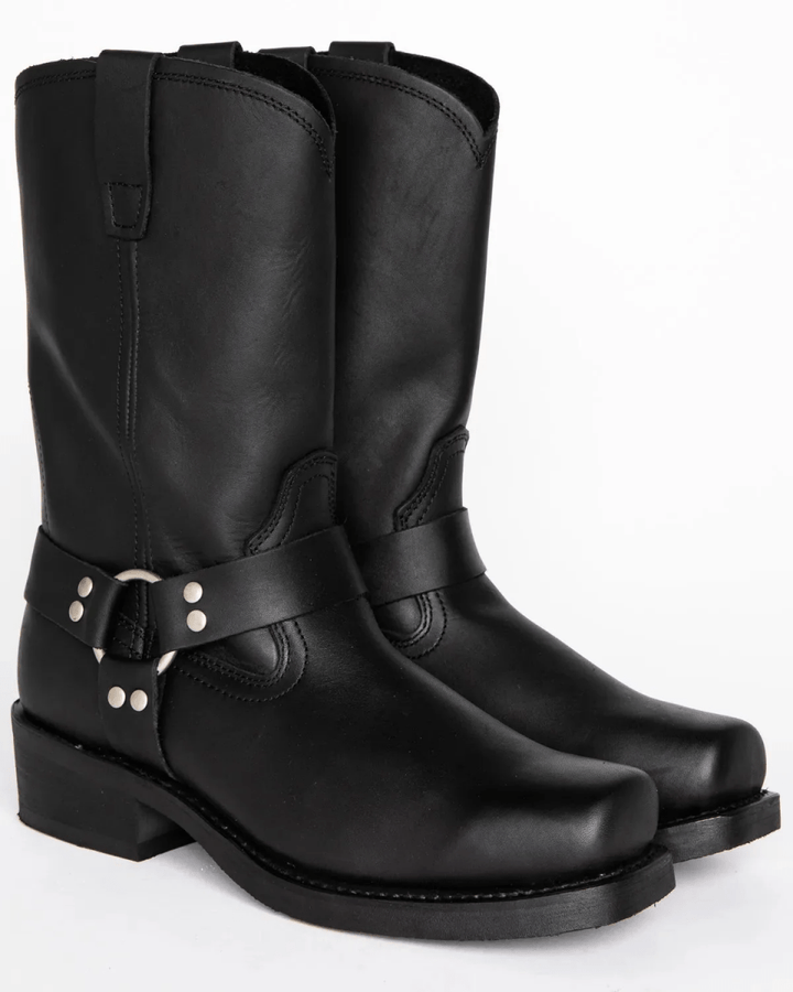 Robuste Herrenstiefel | Wasserdichtes Leder mit Ölbeständiger Sohle | Langlebige Gurtstiefel für Alle Wetterbedingungen 0