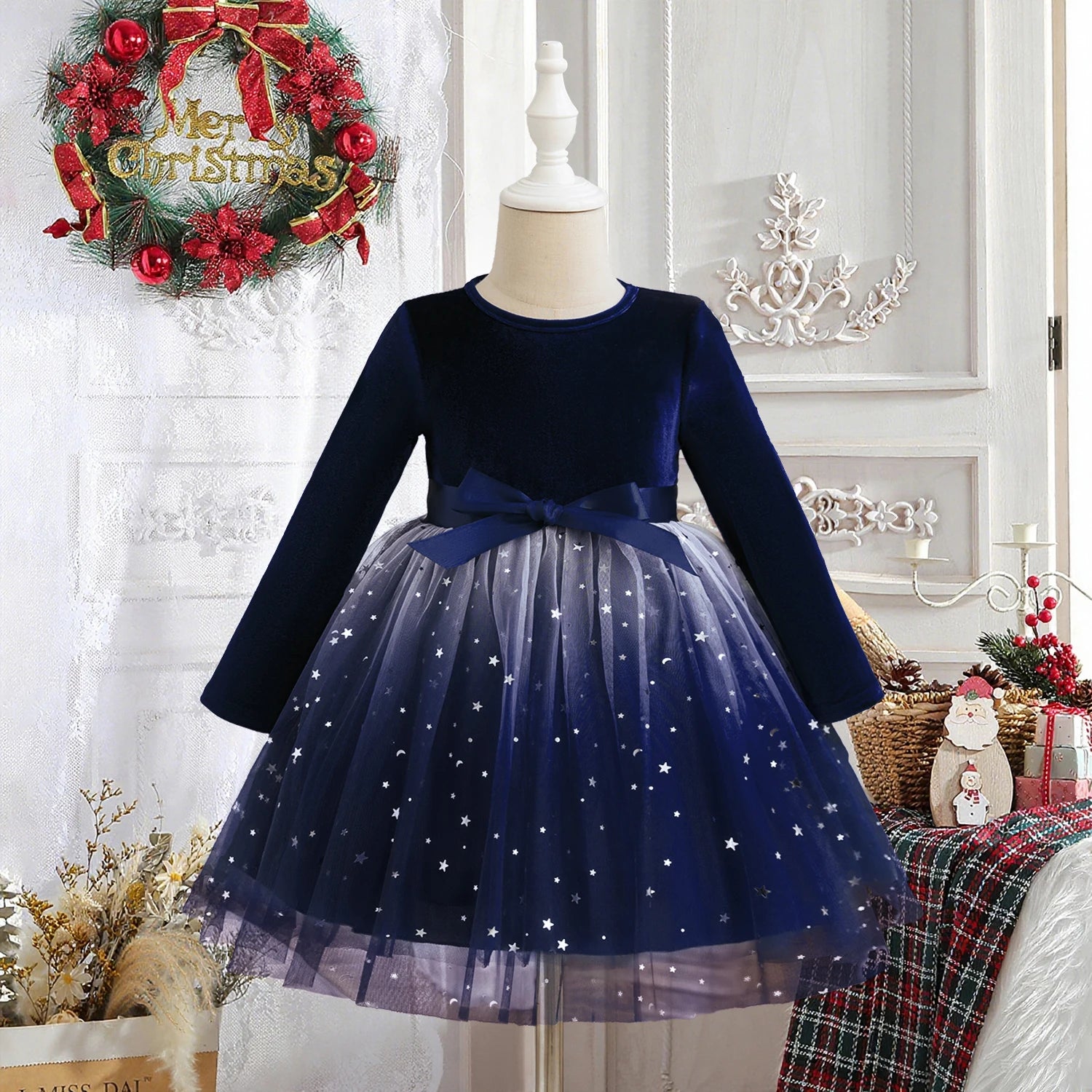 Rode Glitterjurk voor Meisjes met Pailletten - Feestelijke Baljurk 2-10 Jaar 7