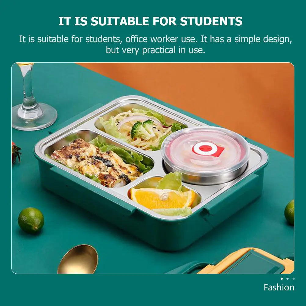 Roestvrijstalen lunchbox – 1,5 liter bentobox met meerdere compartimenten 5