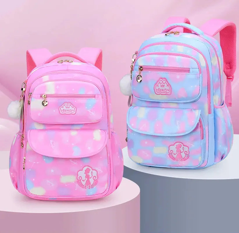 Roze Rugzak voor Meisjes, Waterdicht, Ideaal als Schooltas voor Tieners 0