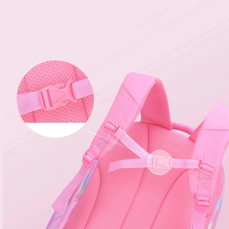 Roze Rugzak voor Meisjes, Waterdicht, Ideaal als Schooltas voor Tieners 5