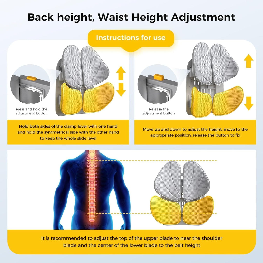 Rugkussen | Orthopedisch rugsteunkussen | Lendenkussen | RugRust 6