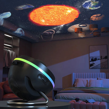 Stellora – Proyector espacial con cielo estrellado y visuales relajantes