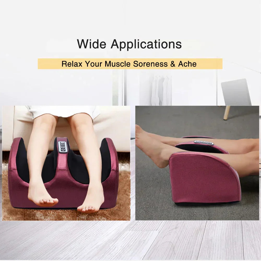 TranquilSole Aparelho de Massagem para Pés – Massagem 3D, Função de Aquecimento &amp; Temporizador Automático