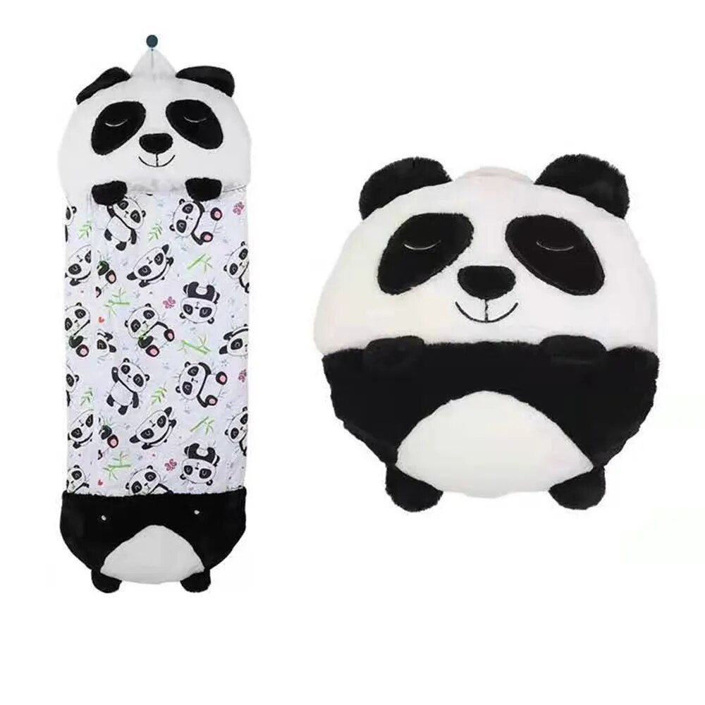 SnuggleBuddy sac de couchage 2-en-1 et peluche pour enfants 3–8 ans