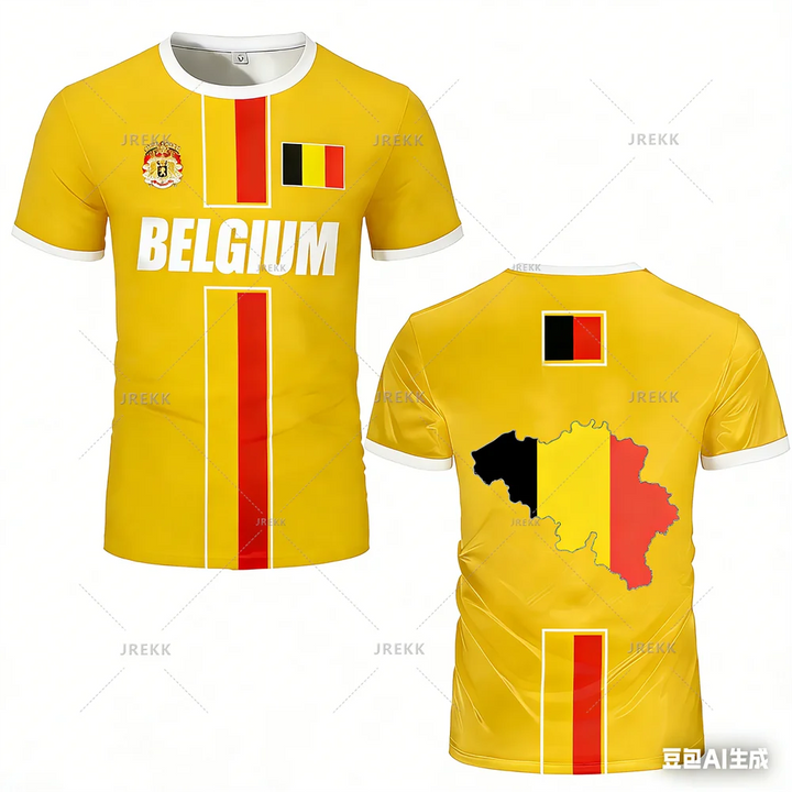 New Belgium Football Jersey Men&