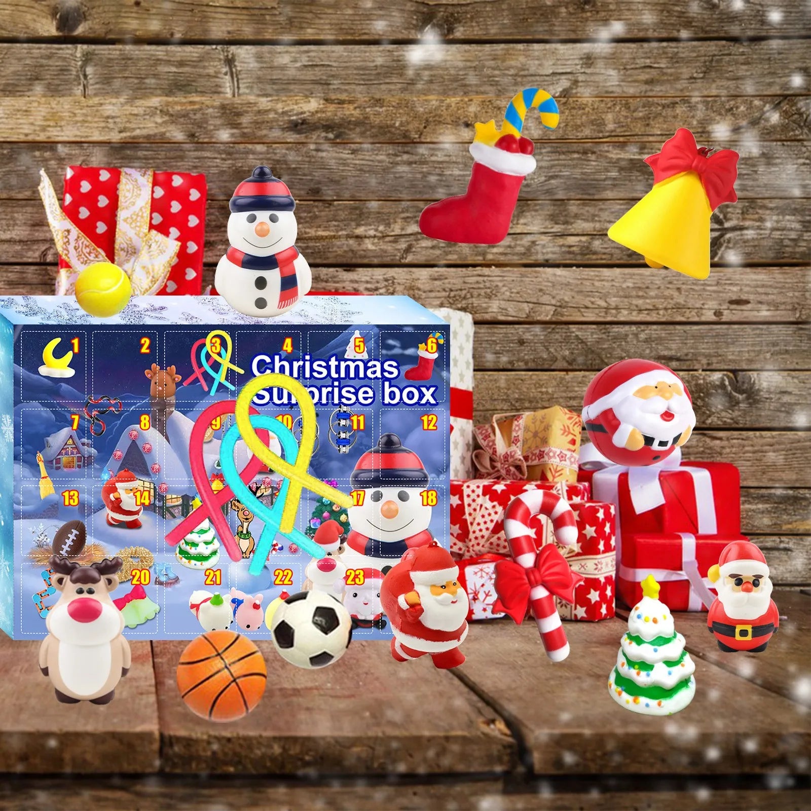 WinterWunder – Calendario dell'Avvento Scatola regalo con 24 sorprese